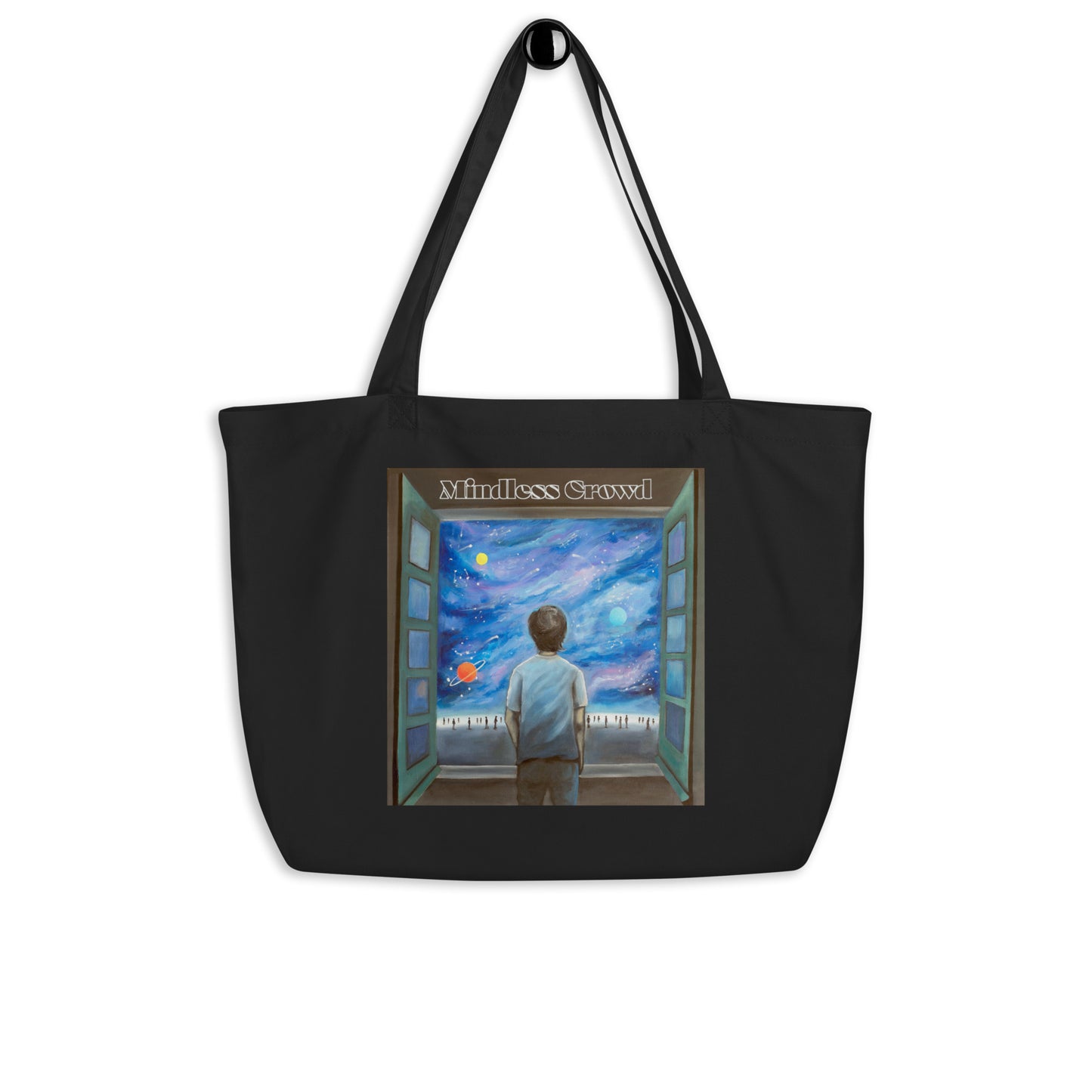 Large organic tote bag