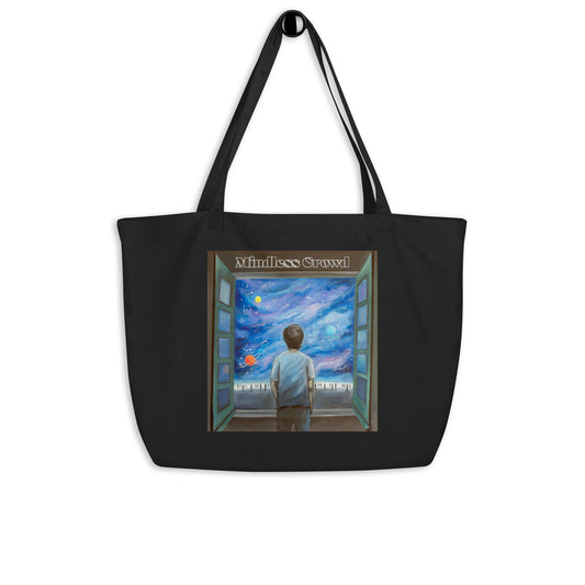 Large organic tote bag