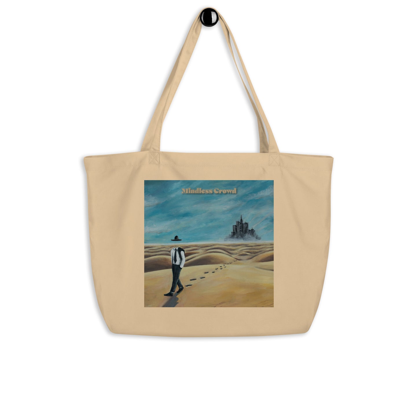 Large organic tote bag