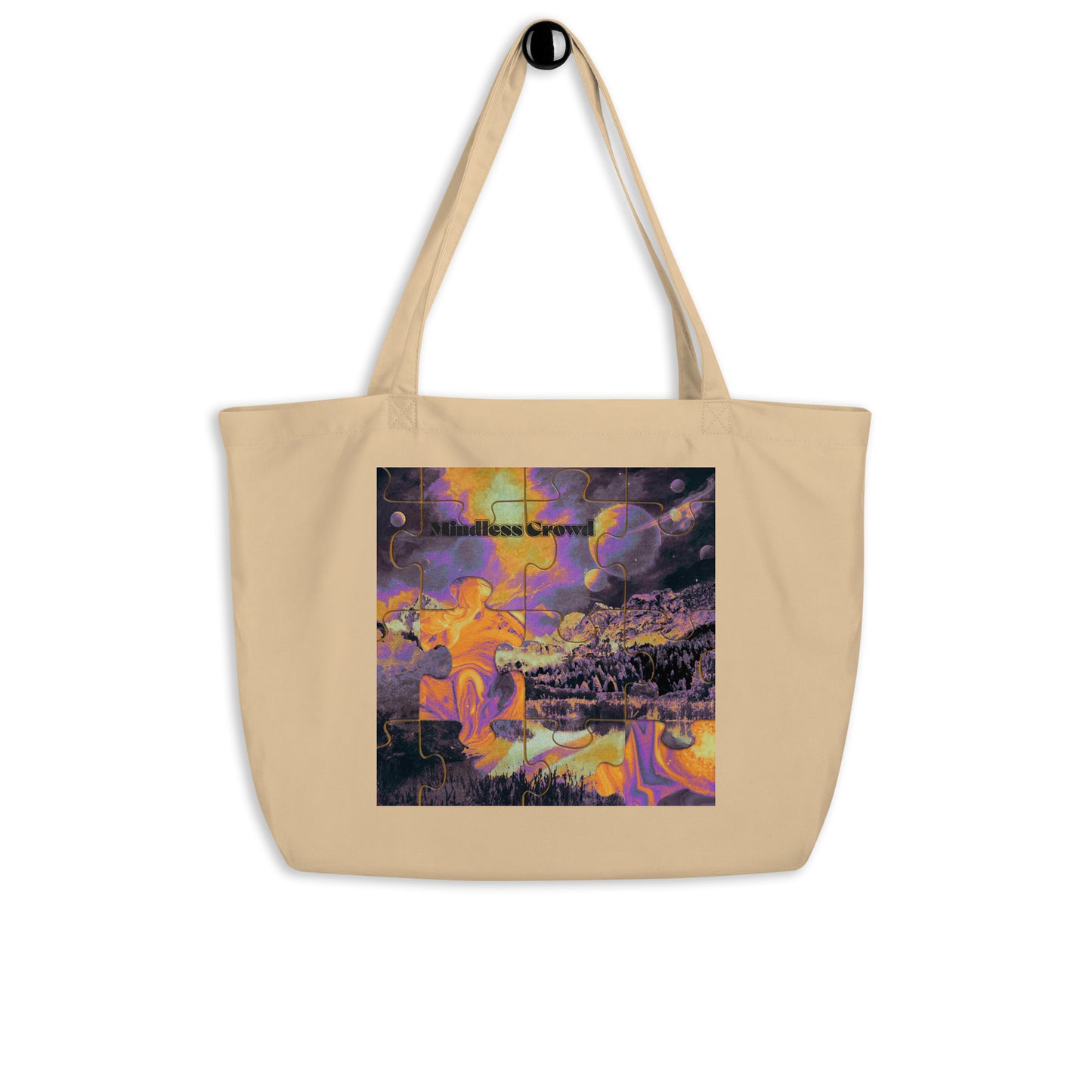 Large organic tote bag