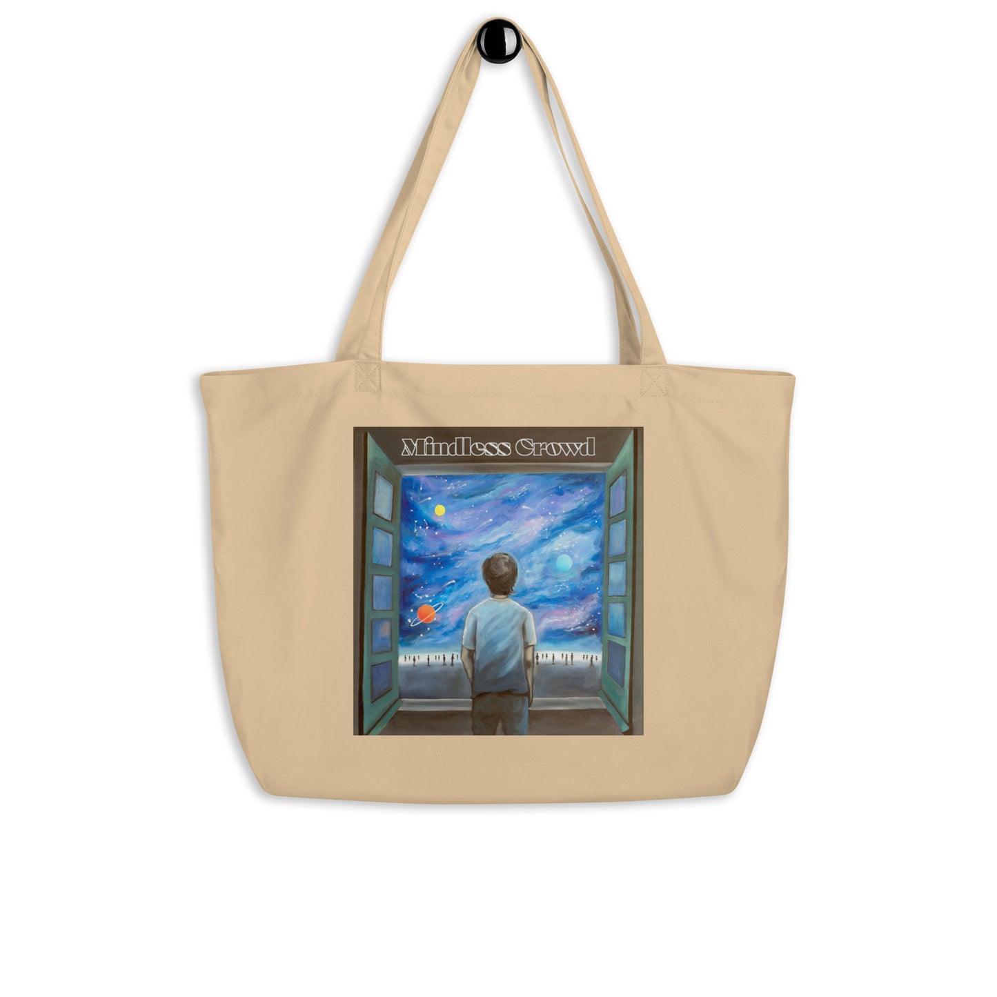 Large organic tote bag